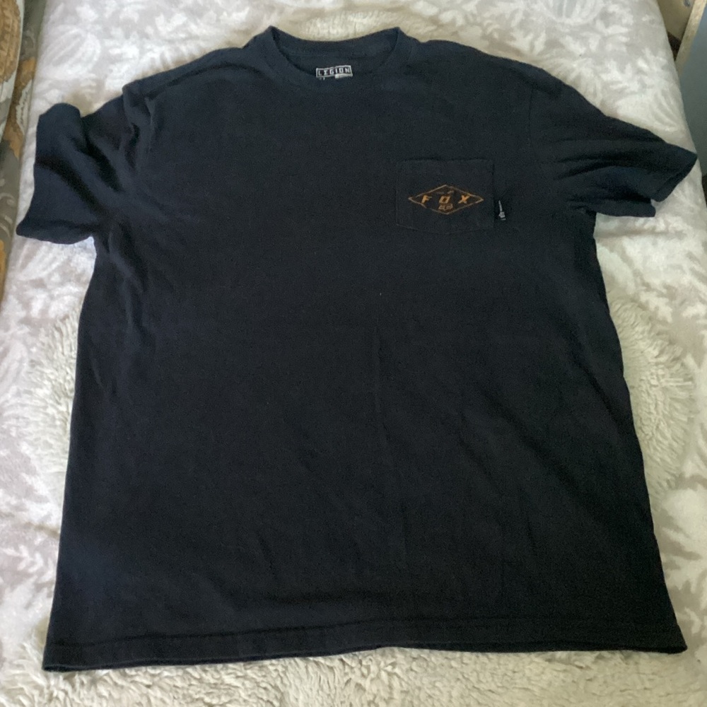 Men's Fox Racing Black Graphic Pocket Tee